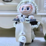 Labubu Accessories Labubu Have A Seat Toy  Labubu Scooter with LED Lights & Music Cute Desk Decor for Labubu Doll Collectors