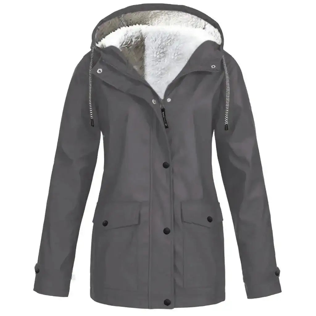 Women's Ski Jacket Warm Winter Snow Coat Waterproof Windbreaker Hooded Raincoat Snowboarding Jackets - Lootquake