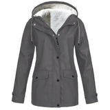 Women's Ski Jacket Warm Winter Snow Coat Waterproof Windbreaker Hooded Raincoat Snowboarding Jackets - Lootquake