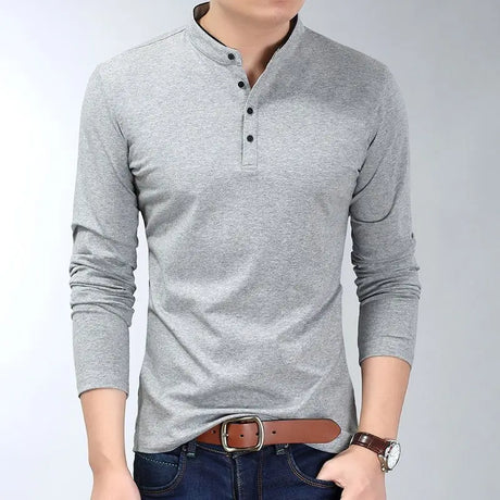 Unicolor Pullover Gym Mens Polo Shirts 100℅ Cotton Plain Male Sweatshirts Quotes Long Sleeve Regular Fit Designer Korean Autumn - Lootquake