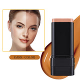 Base de maquillaje en barra de 3 colores, resistente al agua, duradera, control de grasa, alta cobertura, maquillaje para acné, suave, hidratante, corrector.