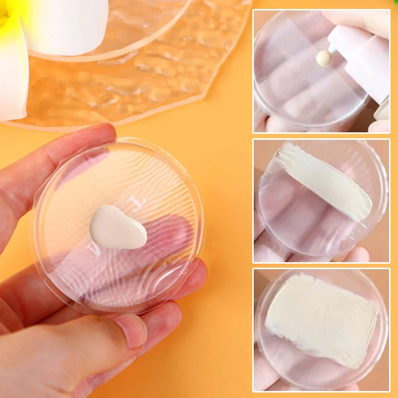Soft Silicone Gel Powder Puff Sponge For Cosmetic Foundation BB Cream Face Makeup No Powder Eating Beauty