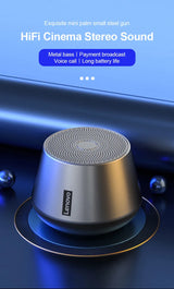 Altavoz portátil Lenovo K3 Pro 5.0 con Bluetooth, estéreo, envolvente, inalámbrico, reproductor de música y audio.