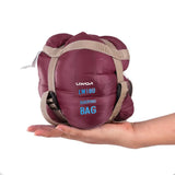 Saco de dormir portátil para exteriores Lixada de 190 x 75 cm, para acampar, viajar, senderismo, multifunción, ultraligero, 680 g, para mochileros.