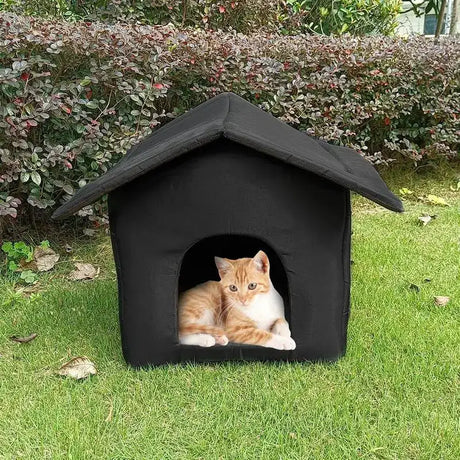 Waterproof Outdoor Pet House Thickened Cat Nest Tent Cabin Pet Bed Tent Shelter Cat Kennel Portable Travel Nest Pet Home - Lootquake