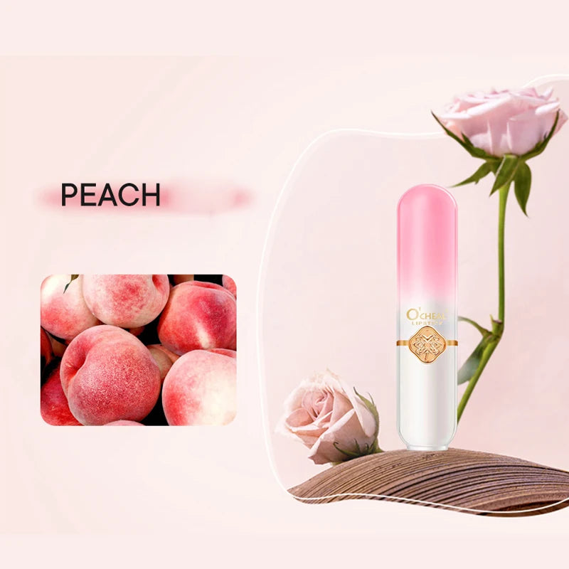 Fruit flavored moisturizing lipstick, neutral and natural, lip care, used to moisturize and prevent dryness, care for lip skin