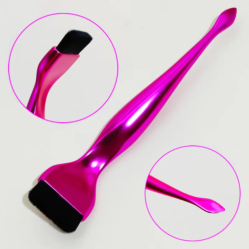 Single Ultrathin Flat-Head Foundation Brush,Spoon-Shaped Design/Non-Powder-Eating/No Powder Waste,For Liquid Foundatio/BBCream,P