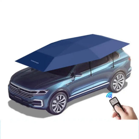 Car Umbrella Semi-Automatic Awning Tent Auto Smart Insulated Cover Outdoor Waterproof Folded Portable Canopy Cover Sun Shade - Lootquake