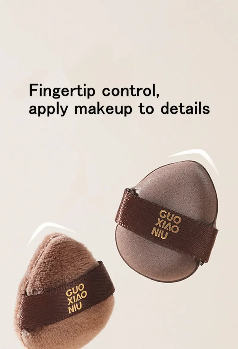 GUOXIAONIU 6PCS Makeup Blender Puffs Loose Powder Foundation BB Cream Cosmetics Applicator Sponge Dry Wet Use Tool