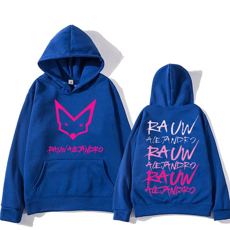 Rauw Alejandro Hooded for Autumn/Winter Vintage Comfortable Sweatshirt Funko Pop Gothic Clothing Women/men Hip Hop Punk Hoody - Lootquake