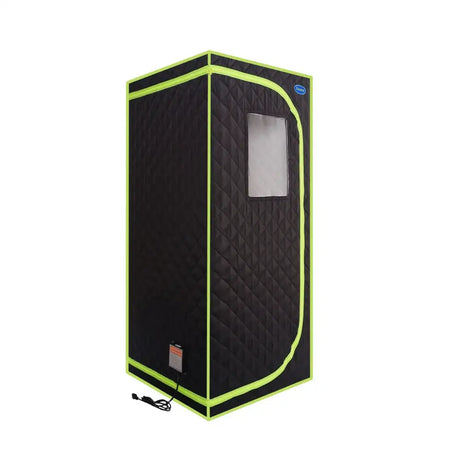 Portable Plus Type Full Size Far Infrared Sauna Tent Spa Detox Therapy Relaxation At Home Larger Stainless Steel Pipes Connector - Lootquake