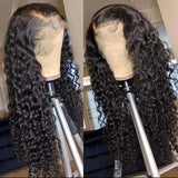 32-36 Inch Deep Wave Lace Front Wig | Brazilian Remy Human Hair | 180% Density