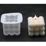 Molde para velas navideñas, hecho a mano, de silicona 3D, para jabón, velas aromáticas, decoración del hogar