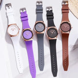 Fashion Women's Minimalist Calendar Quartz Watch Student WatchesSilicone Strap Wristwatch Reloj Mujer Dropshipping - Lootquake