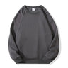 Solid Colors Men's Crewneck Sweatshirt,Cotton-blend Pullover - Lootquake