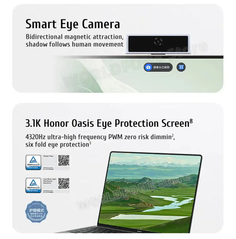 Honor Laptop MagicBook Art 14 Ultra5 125H/Ultra7 155H 16GB/32GB 1TB SSD 3.1K Screen Notebook - Lootquake