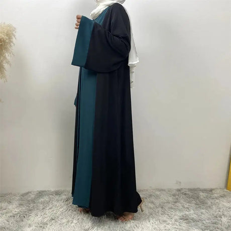 Eid Muslim Party Dress for Women Ramadan Abaya Fake 2 Piece Long Dress Morocco Vestidos Largos Dubai Turkey Robe Jalabiya 2024 - Lootquake