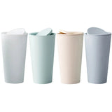16.5x8cm Small Waste Bin Mini Desktop Trash Can for Desk Car Kitchen Dropship