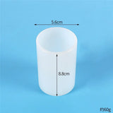 Molde de silicona para velas con forma de cilindro 3D, para hacer jabón, manualidades, regalos, yeso, resina, cera, decoración casera.