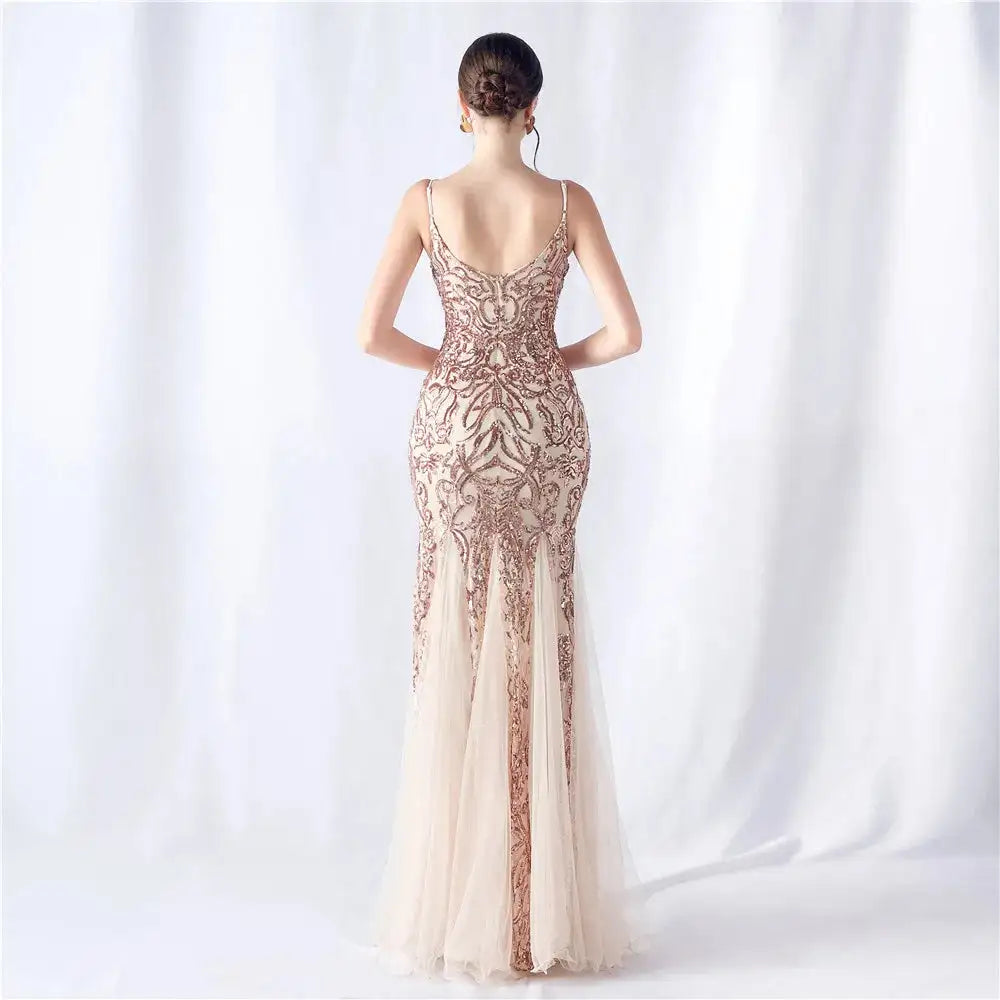Luxury Youthful Women's Elegant Long Dress Party 2024 Graduation Ceremonies Prom Evening Formal on Sale Clearance Summer Fashion