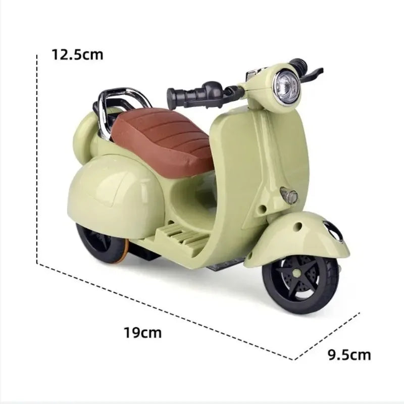 Minimoto eléctrica para muñecas Labubu, accesorios para muñecas Labubu, divertidos y adorables juguetes para muñecas, con luces y música, regalo de Navidad para niños.