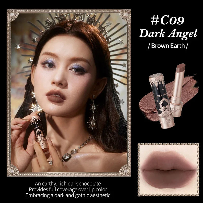 Rouge à lèvres Flower Knows Swan Ballet, brillant à lèvres effet miroir, hydratant et longue tenue, Nostickcup, nourrissant, 3,5 g