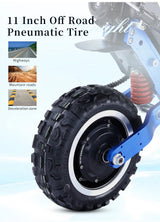 Halo Knight T108Pro - Patinete eléctrico para adultos (60 V, 6000 W, 38,4 Ah, todoterreno, 95 km/h, plegable, potente)