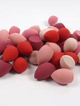 30 Beauty Eggs (Esponjas de Maquillaje) Esponja de Belleza Mixta para Base de Maquillaje, Líquida, en Crema y en Polvo Sin Impurezas, Multicolor C