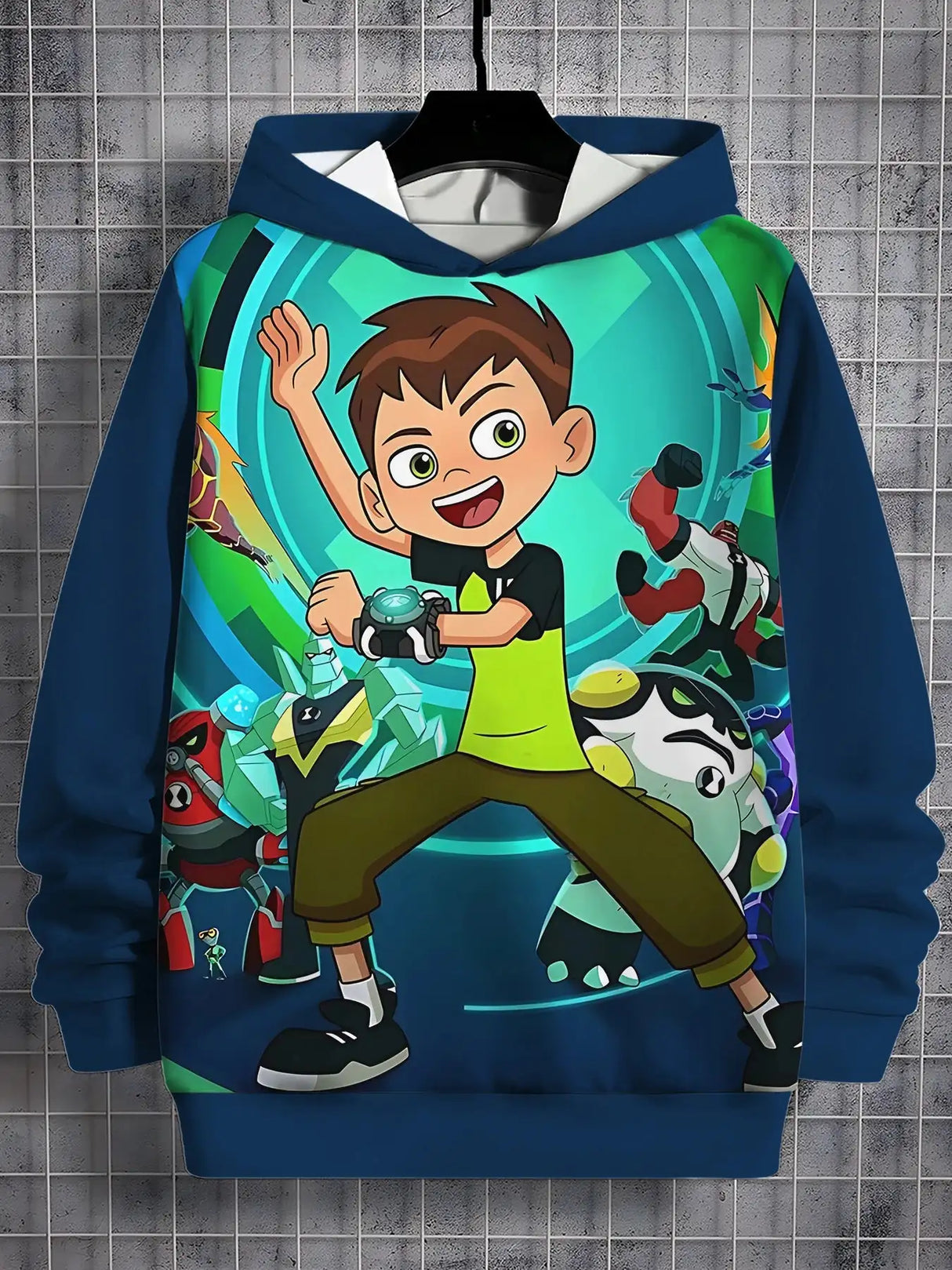 Ben 10 3D Print All Seasons Children Casual Sweatshirt Cool Pullover Tops Unisex Clothes Boy Girl Hoodies - Lootquake