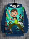 Ben 10 3D Print All Seasons Children Casual Sweatshirt Cool Pullover Tops Unisex Clothes Boy Girl Hoodies - Lootquake