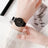 Simple Black White Women Quartz Watches Minimalist Design Silicone Strap Bracelet Wristwatch Women's Watch Reloj Mujer Relogio - Lootquake