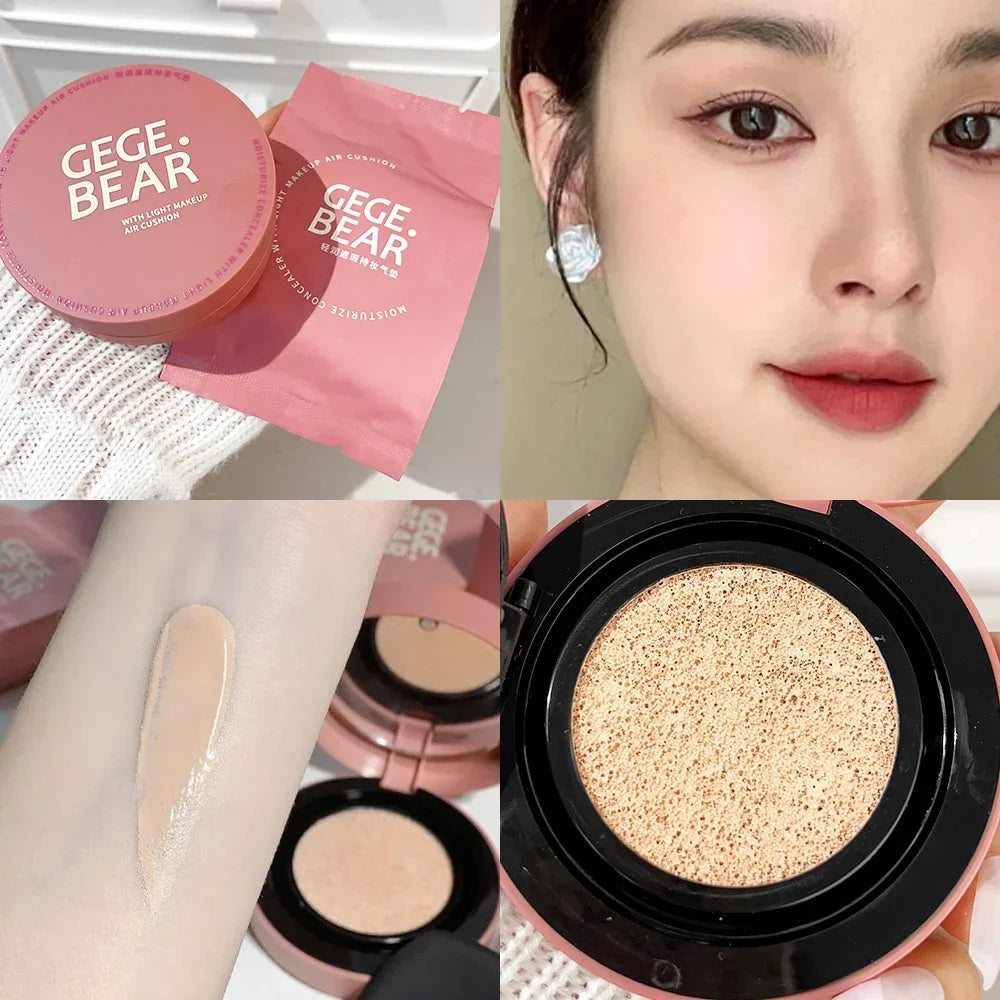 Base de maquillaje con cojín de aire BB Cream, cobertura total, resistente al agua, duradera, control de grasa, corrector CC Cream, base de maquillaje facial, cosmética coreana