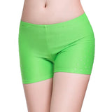 Belly Dance Safety Shorts Women's Belly Dance Clothes Leggings Tight-fitting Stretch Safety Pants with Diamonds Short Pants