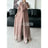 Autumn and Winter New Abaya Fashion Lapel Pleated Long Sleeved Cardigan Windbreaker Jacket Saudi Abayas for Women - Lootquake