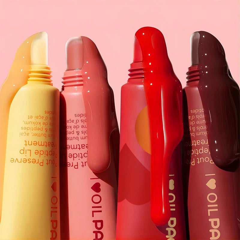 Mirror Lip Glaze Set Moisturizing Pudding Lipgloss Long Lasting Lip Protection Oil Hydrating Liquid Lipstick Lips Cosmetics