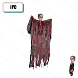 10/8/4/2/1PC Halloween Garden Decor Scary Hanging Ghost Skeleton Skull Grim Reaper Outdoor Haunted House Spooky Party Supplies