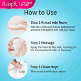 Limpiador facial con vitamina C Limpieza profunda Control de grasa del acné Limpia poros Blanqueamiento de la piel Limpia cutículas Cuidado de la piel Limpieza facial