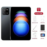 Tablette PC HD4K Pad 6 Pro originale de 2024 pouces, Android 13, 12 Go + 512 Go, 10 000 mAh, Snapdragon 888, Bluetooth, WiFi