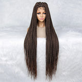 40" Cornrow to Knotless Box Braids Wig | Full Lace