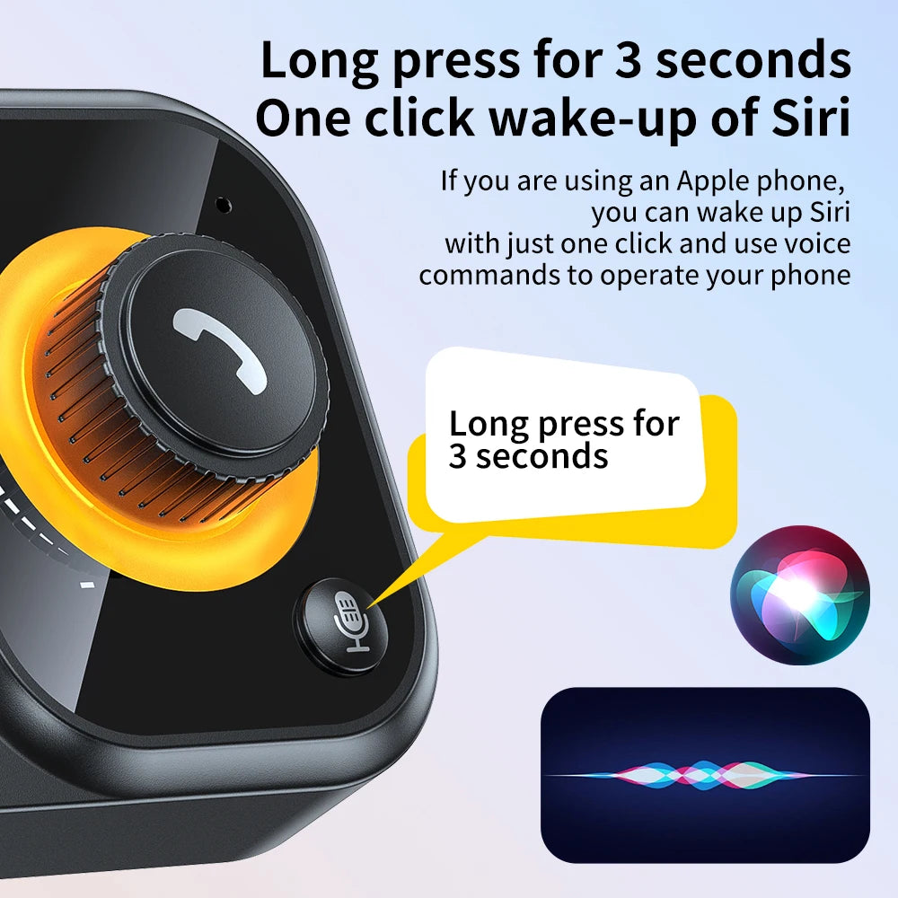 Altavoz Bluetooth 5.4, kit manos libres para coche, clip para visera, receptor de audio inalámbrico, altavoz, reproductor de música MP3 estéreo inalámbrico