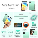 Teclast M50Mini, tablette 8,7 pouces, 8 cœurs, Android 14, appels 4G, (6 Go + 10 Go), 16 Go de RAM, 128 Go de ROM, 1340 x 800, Unisoc T606, 13 Mpx + 5 Mpx