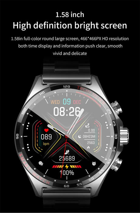 2024 New Outdoor Sports GPS Smart Watch Men Bluetooth Call HD Smartwatch Health  Monitoring Compass IP68 Waterproof Watches Men - Lootquake