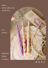 2 velas perfumadas de cera de soja con forma de flor, para aromaterapia, bodas, cumpleaños, fiestas y decoración del hogar.