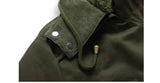 Winter Men's Warm Padded Jackets Fashion Men Fleece Lined Thermal Hooded Coats Men Mountain Ski Windbreaker Jackets Clothing - Lootquake