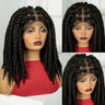 16" Knotless Box Twist Braids Wig | Full Lace | Baby Hair
