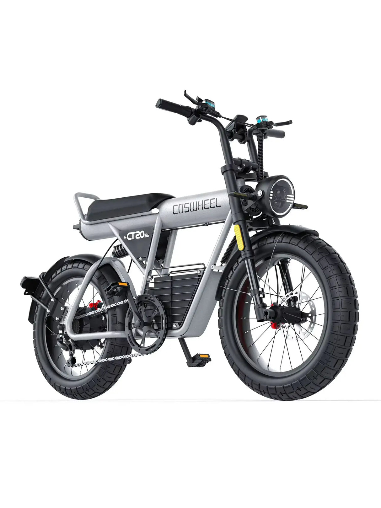 Bicicleta eléctrica para adultos Coswheel GT20S, 1500 W, 48 V, 27,5 Ah, para desplazamientos diarios, bicicleta de montaña eléctrica con neumáticos anchos de 20 pulgadas.