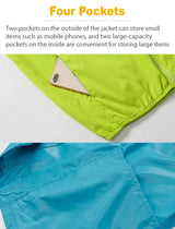 LNGXO Unisex Hiking Jacket Men Women Waterproof Quick Dry Camping Windbreaker Trekking Fishing Rain Coat Outdoor Anti UV Clothes - Lootquake