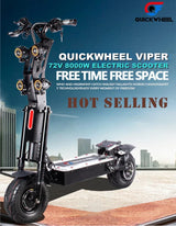Dual Motor 10000W Top Electric Scooter 14 Inch Oversized Off-Road Tyres 72V-40AH Panasonic Brand Battery Maximum Speed 120KM/H