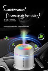 Mini Car Air Humidifier USB Electric Aroma Diffuser Essential Oil Purifier Aromatherapy Mist Maker Lights in Car Home