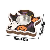 Creative Halloween Candle Holder Pumpkin Ghost Decor Wooden Table Centerpieces atmosphere  candlestick Halloween Home Decor